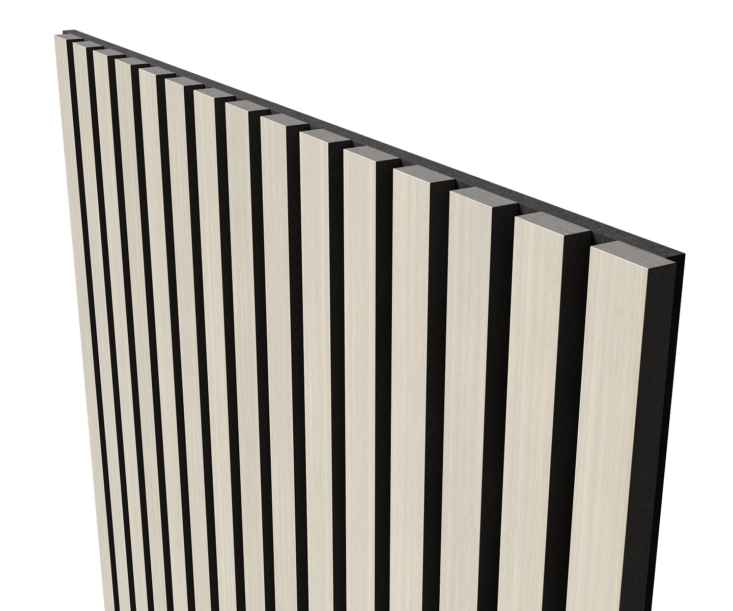 МДФ стеновая панель акустическая Cosca Decor Монако Дуб Клэр Светлый черный войлок 600×600×21